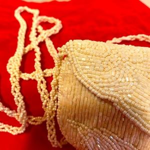 Beautiful beaded small night club or evening bag.